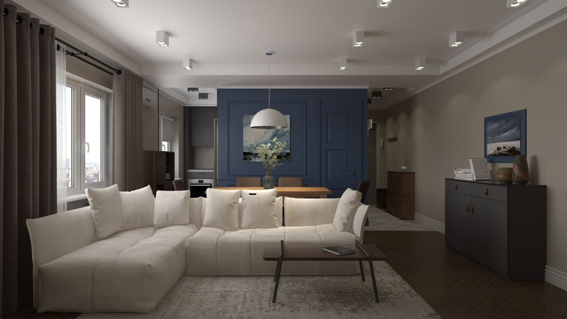 ЖК Октябрьское Поле, 3 комнаты, 60 м²