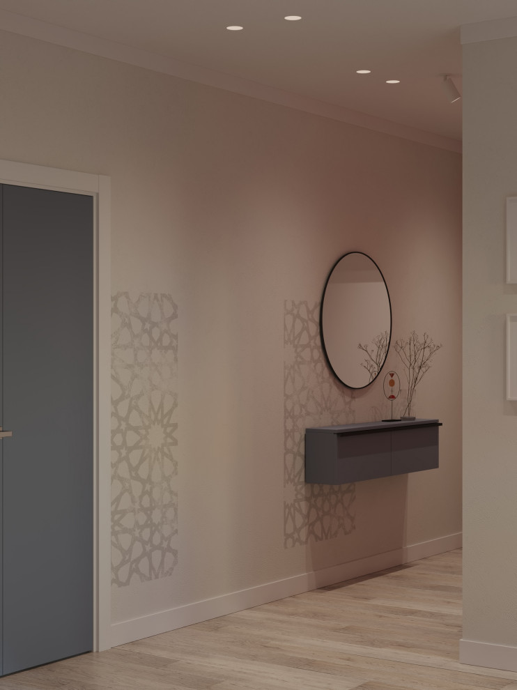 Обложка проекта: Дом Форм. Прихожая, рекреация.