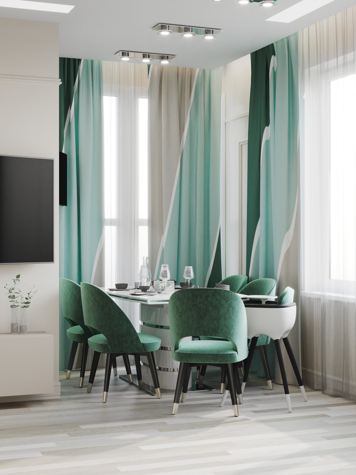 Проект 3-х комнатной квартиры для семьи с 3мя детьми в ЖК Ультра Сити