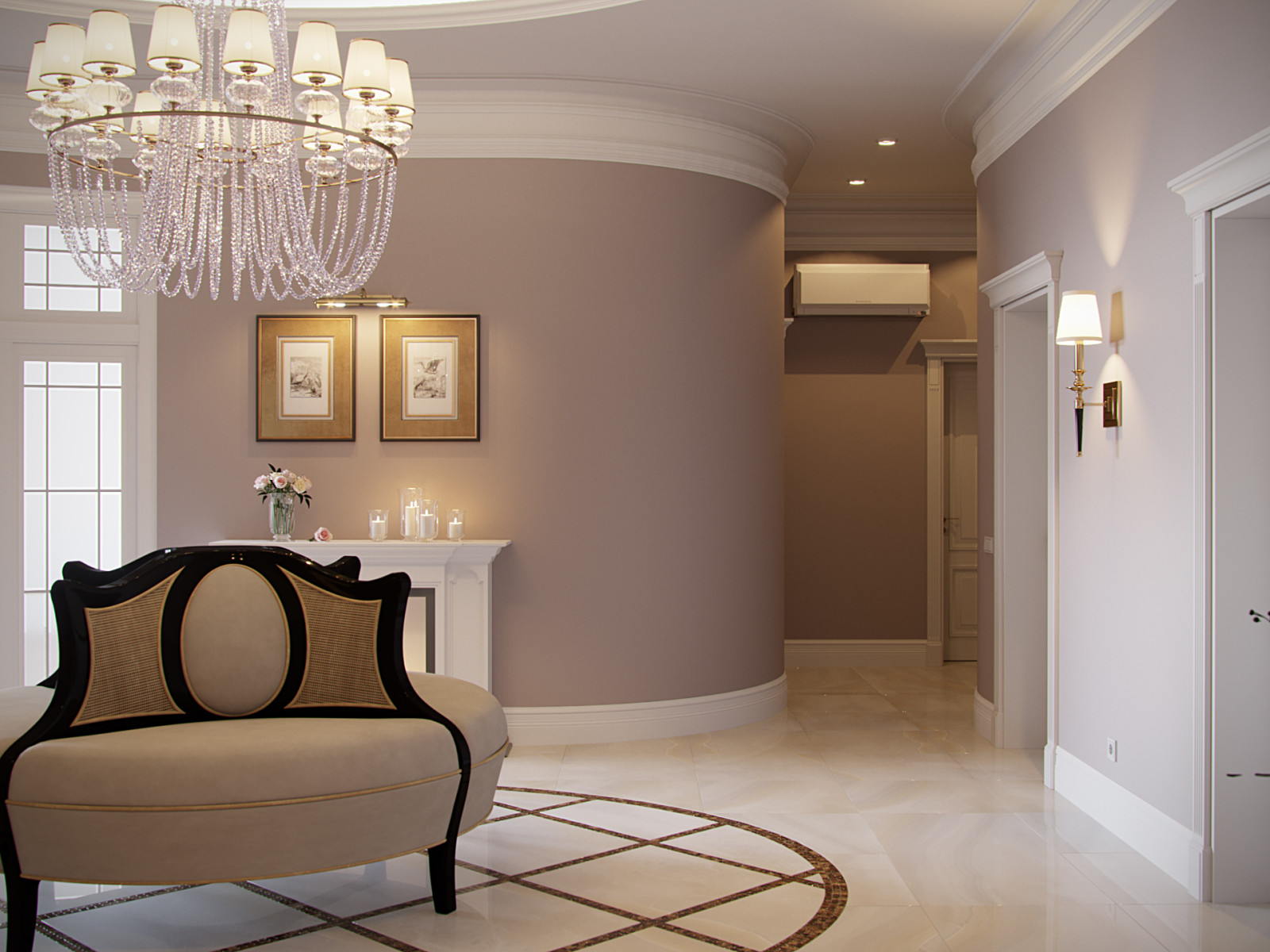 Обложка проекта: Декорирование интерьера холла в частном доме