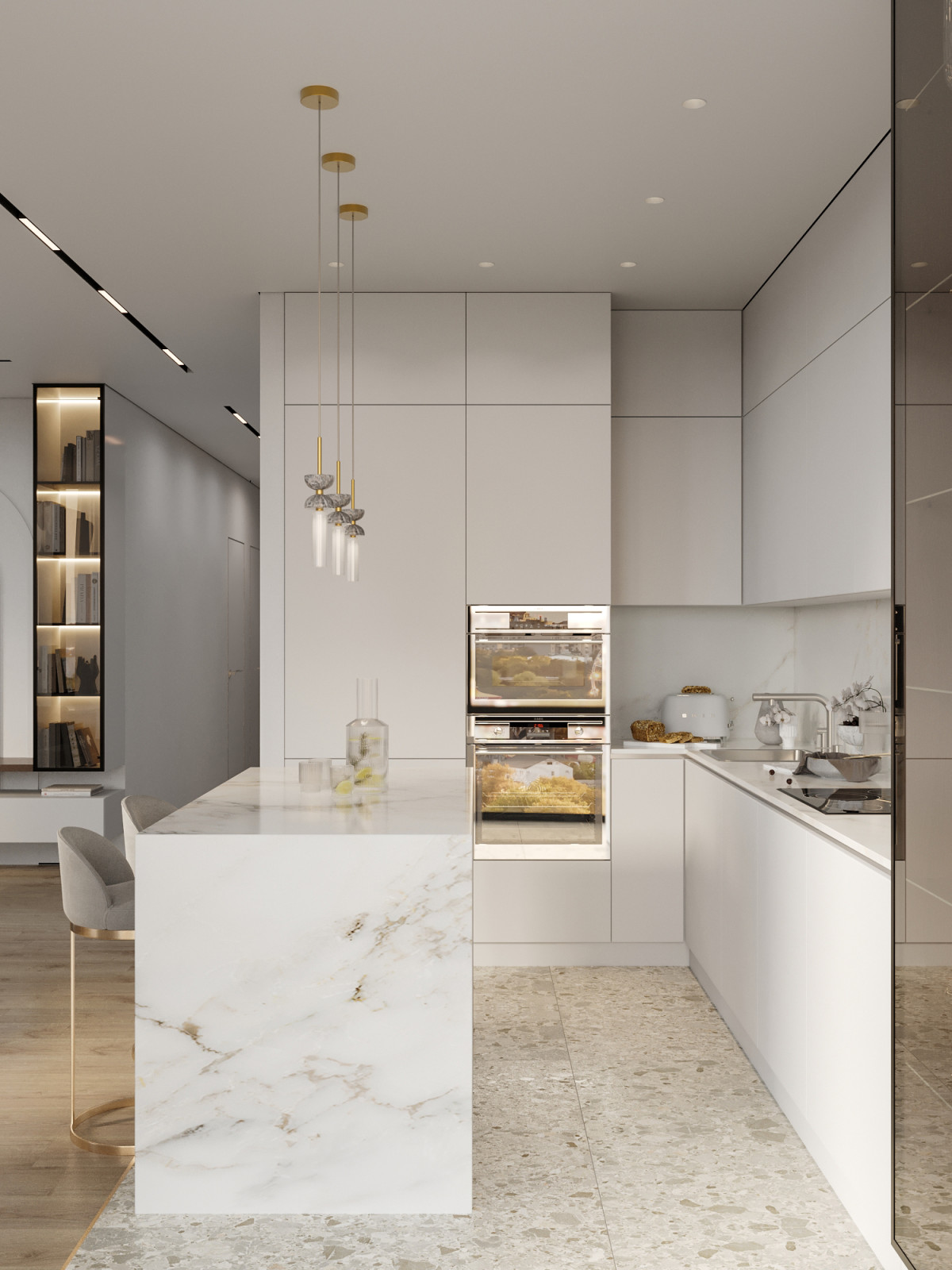 Современная квартира 94 м² - проект для семьи с ребёнком