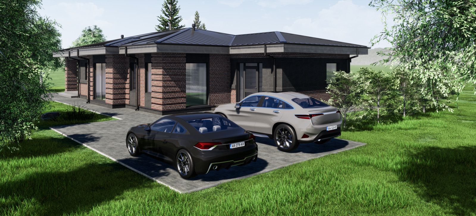 Обложка проекта: Загородный дом Санкт-Петербург, 140 м.кв.