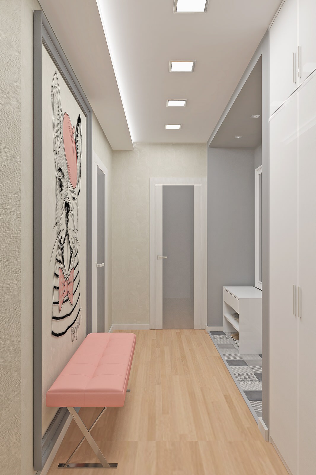 Дизайн двухкомнатной квартиры в Уфе «BONJOUR»