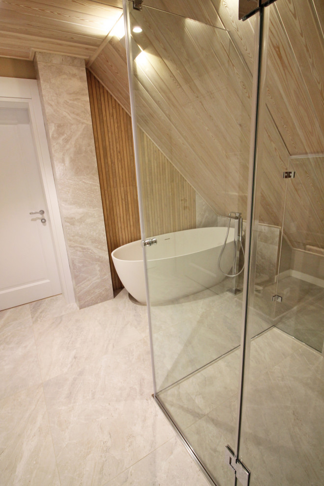 Срубовой коттедж в Рощино