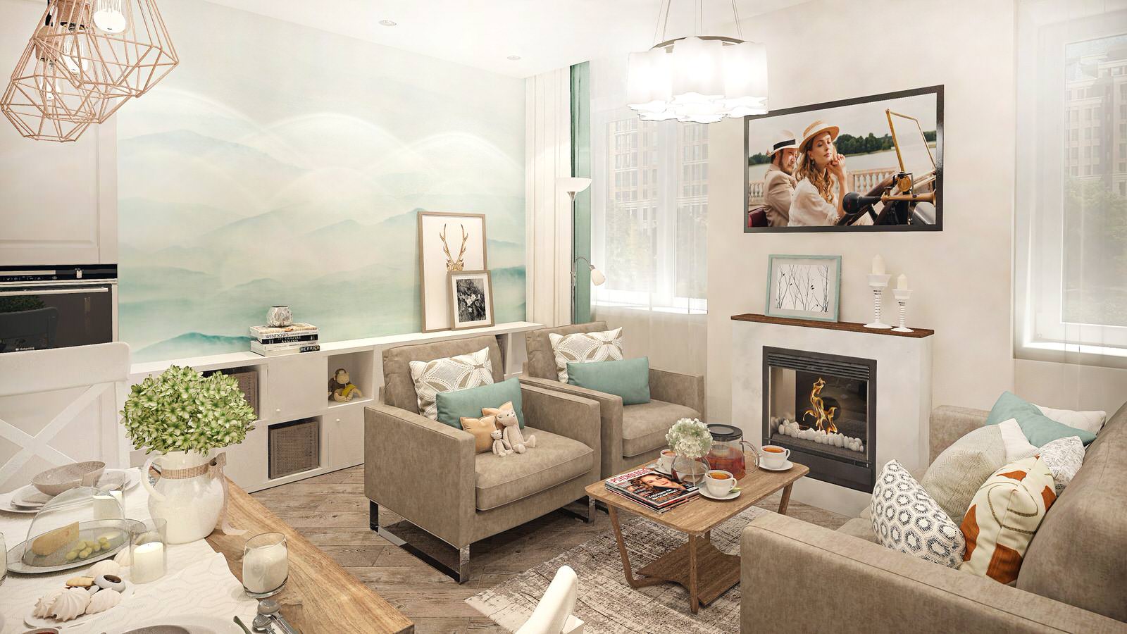 Гостиная для семьи