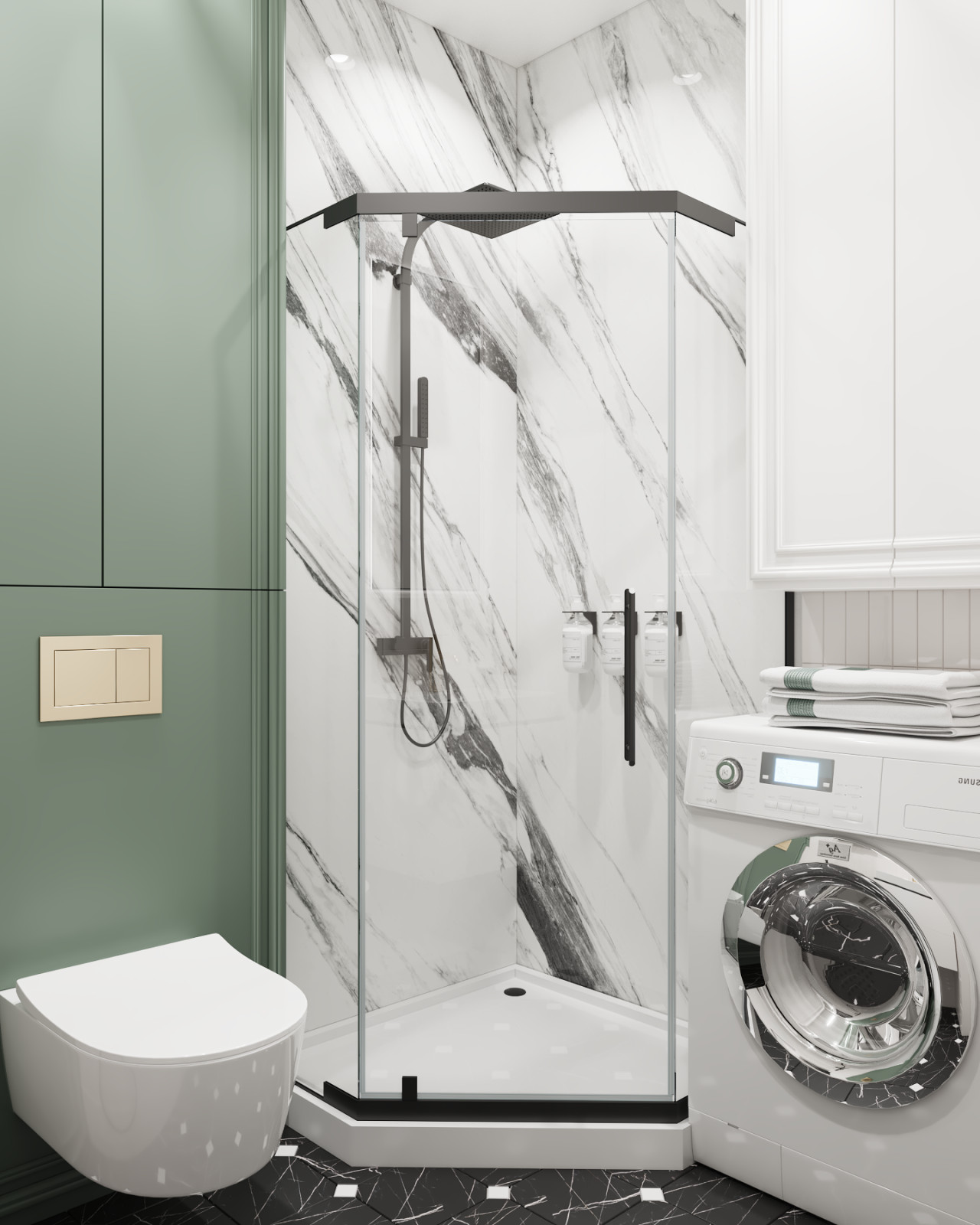 Интерьер квартиры 30 м2 в Хорошево-Мневниках (г. Москва)