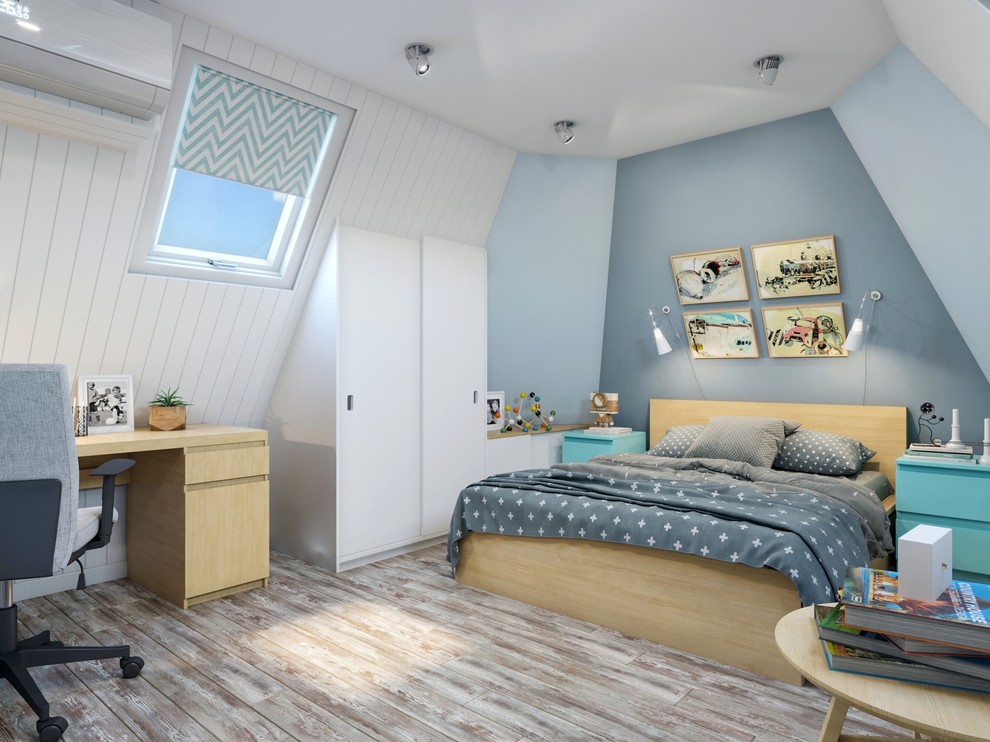 «Скандинавский лофт» мансардный этаж загородного дома