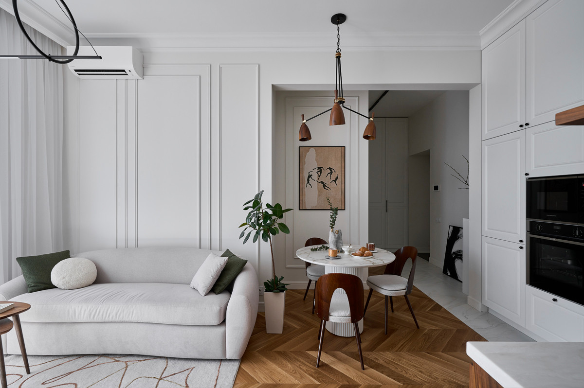 Дизайн  квартиры в стиле Mid-century