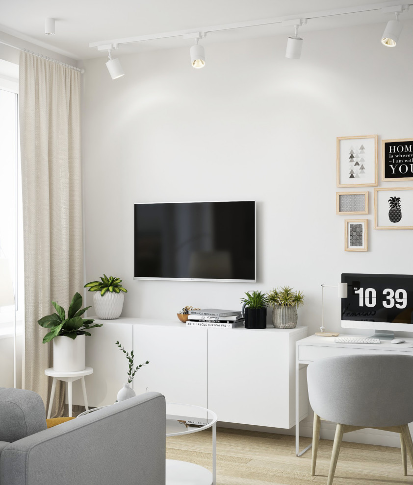 Дизайн интерьера однокомнатной квартиры под сдачу