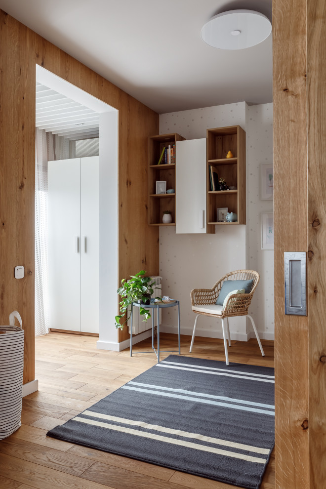 Квартира с фито-стеной и яркими акцентами в Москве