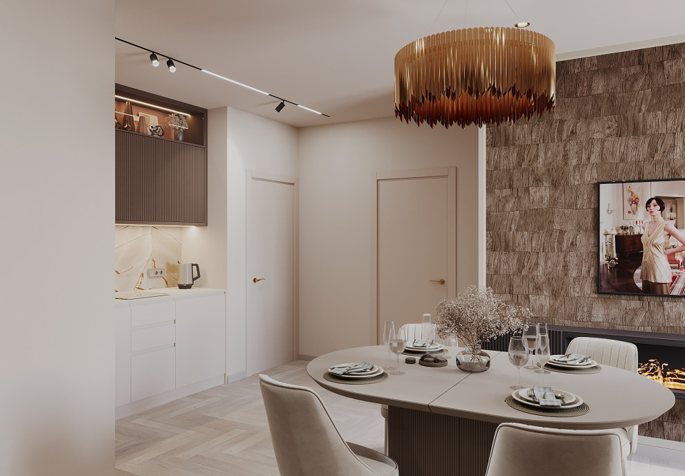 Интерьер 4-ёх комнатной квартиры_ "ПРИТЯЖЕНИЕ МАГМЫ"