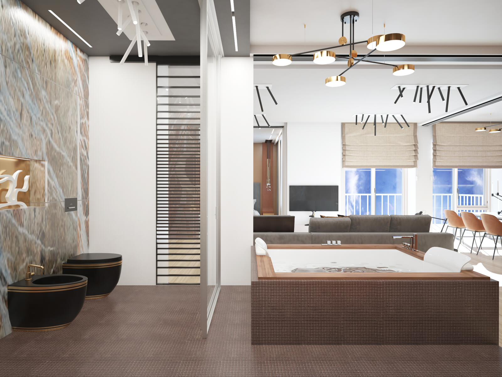 Большая студия со стрекозами.