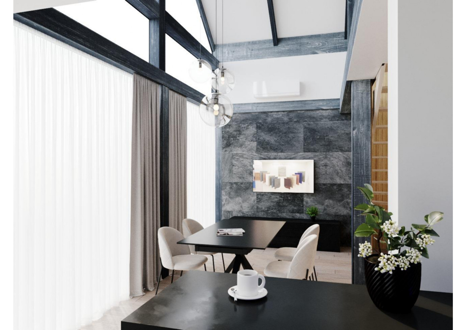 Обложка проекта: Дизайн проект выставочного дома на Белой даче.