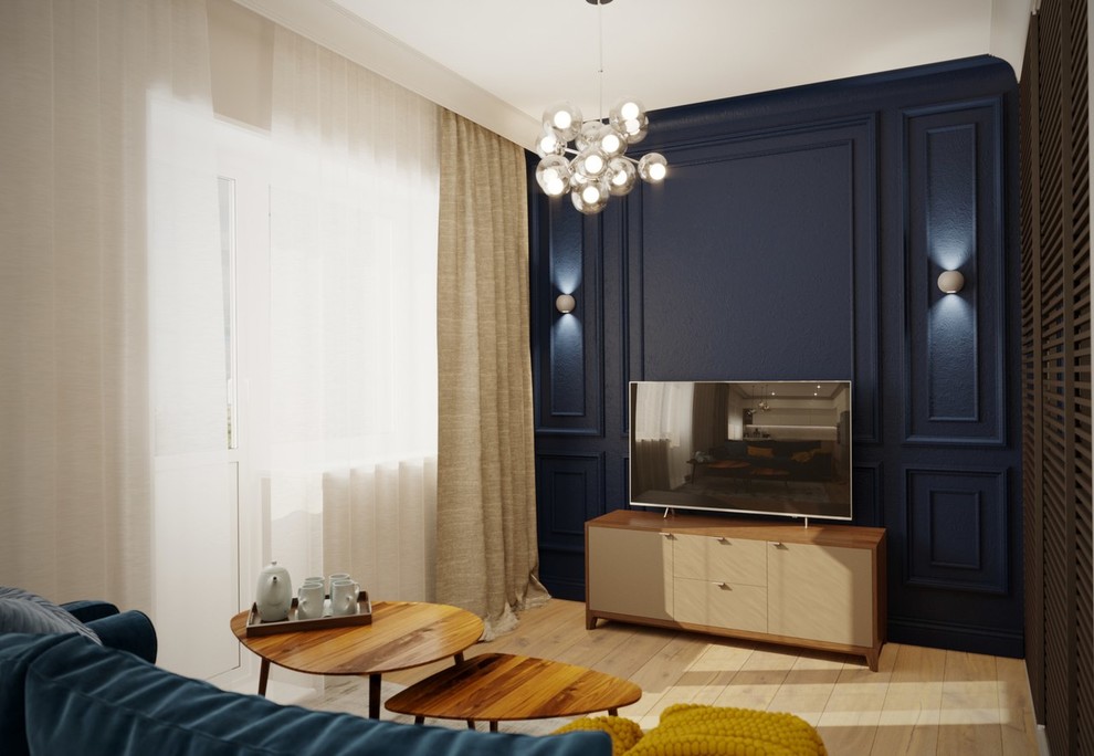 Обложка проекта: Проект квартиры 44 кв.м в Иркутске для молодой девушки студента