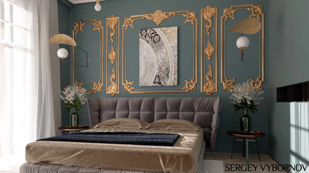 Неоклассика в спальне.