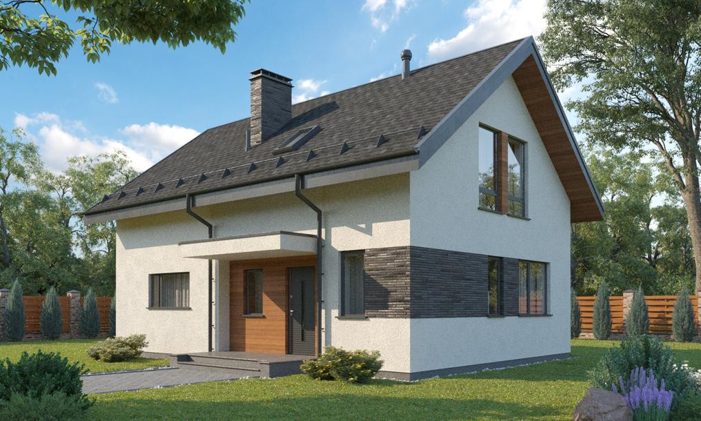 Типовой уютный дом на 125 м2