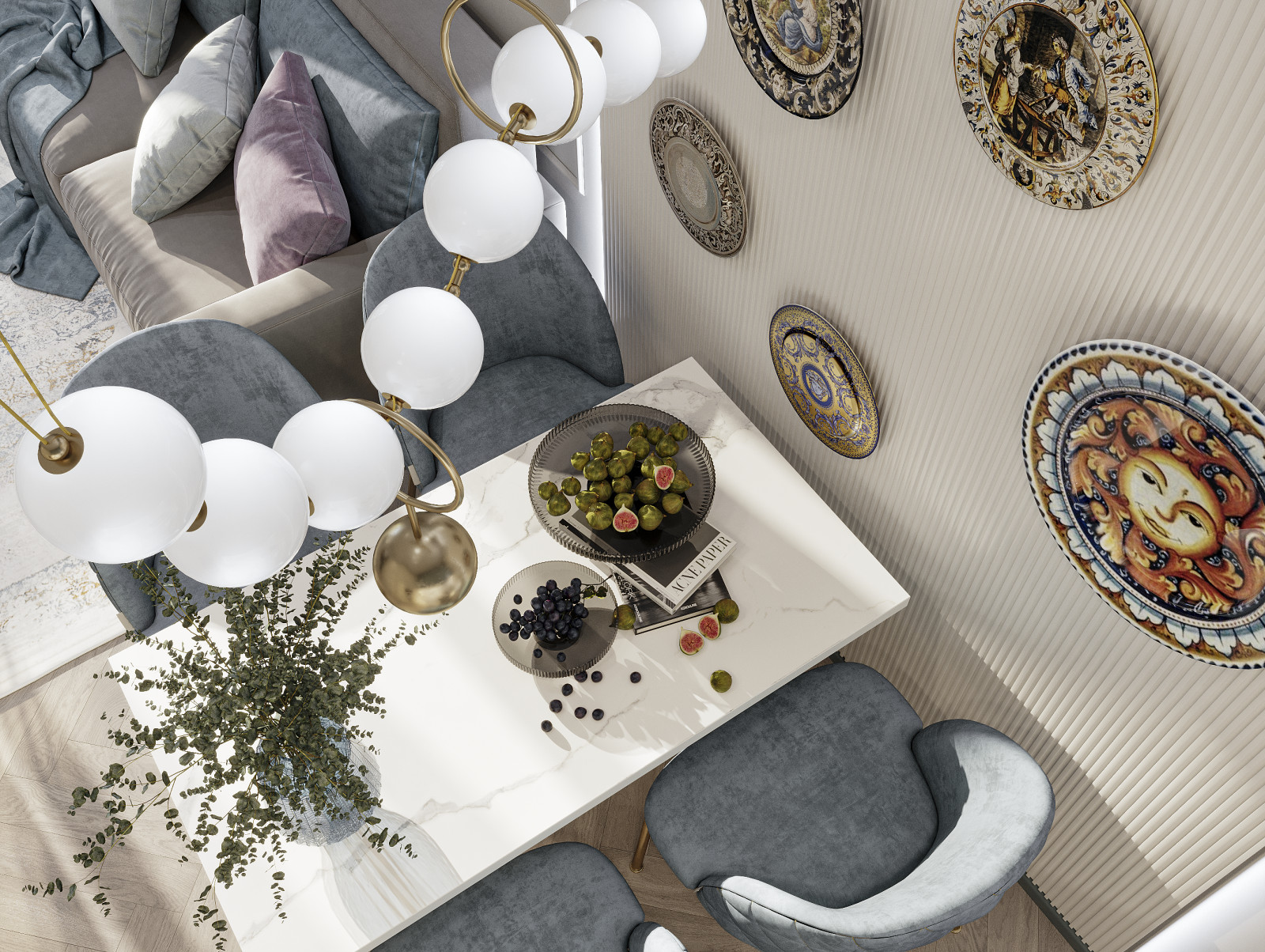 Проект 2х-комнатной квартиры в Мегаполис-парке