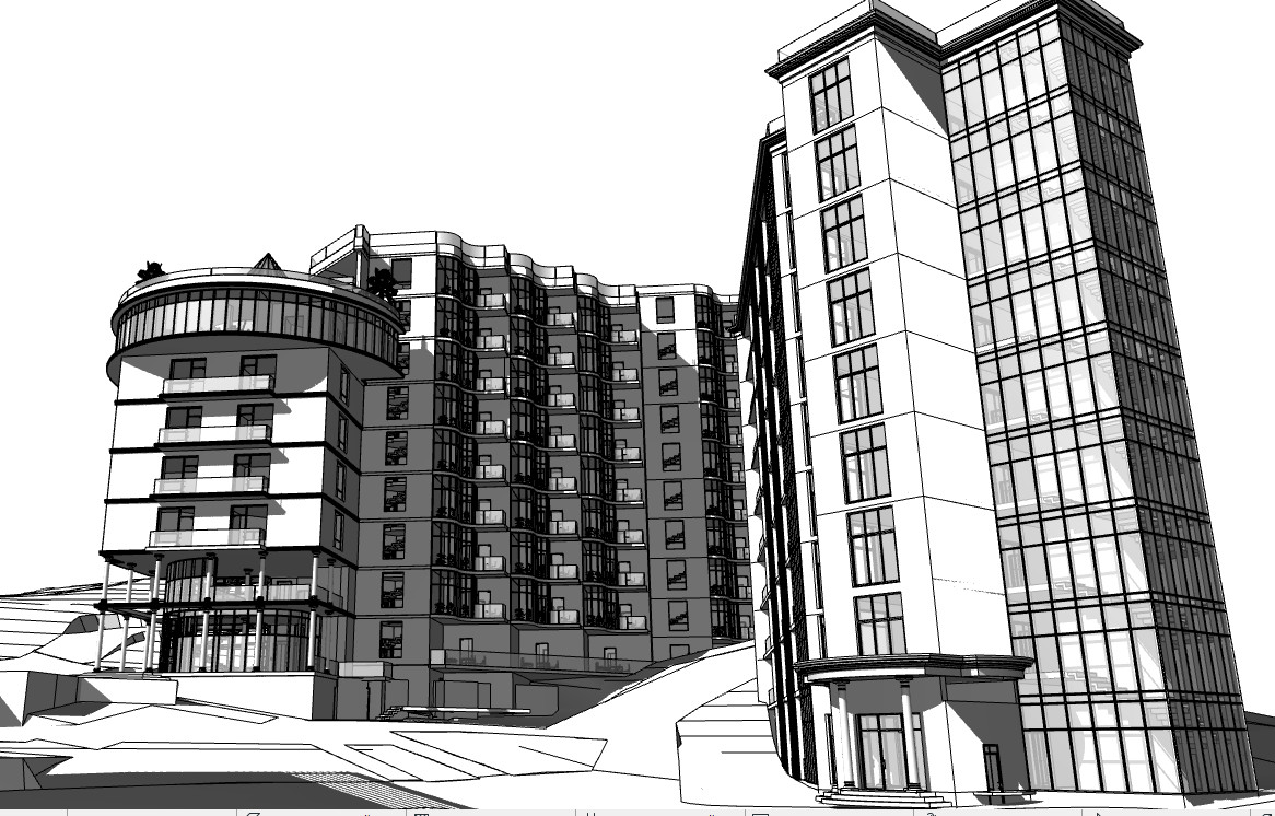 Эскизный проект развития санатория "Кудепста"