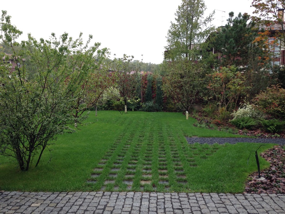 Современный сад в КП "Променад"