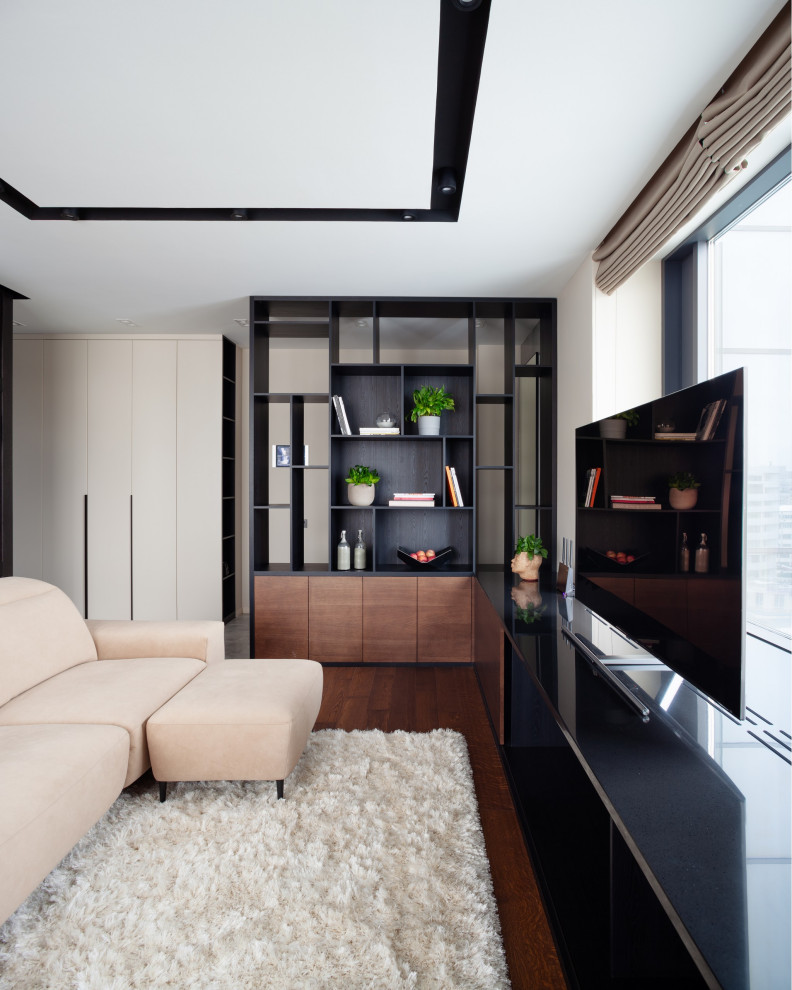 Интерьер квартиры R18-R19 в комплексе апартаментов Radius Central House