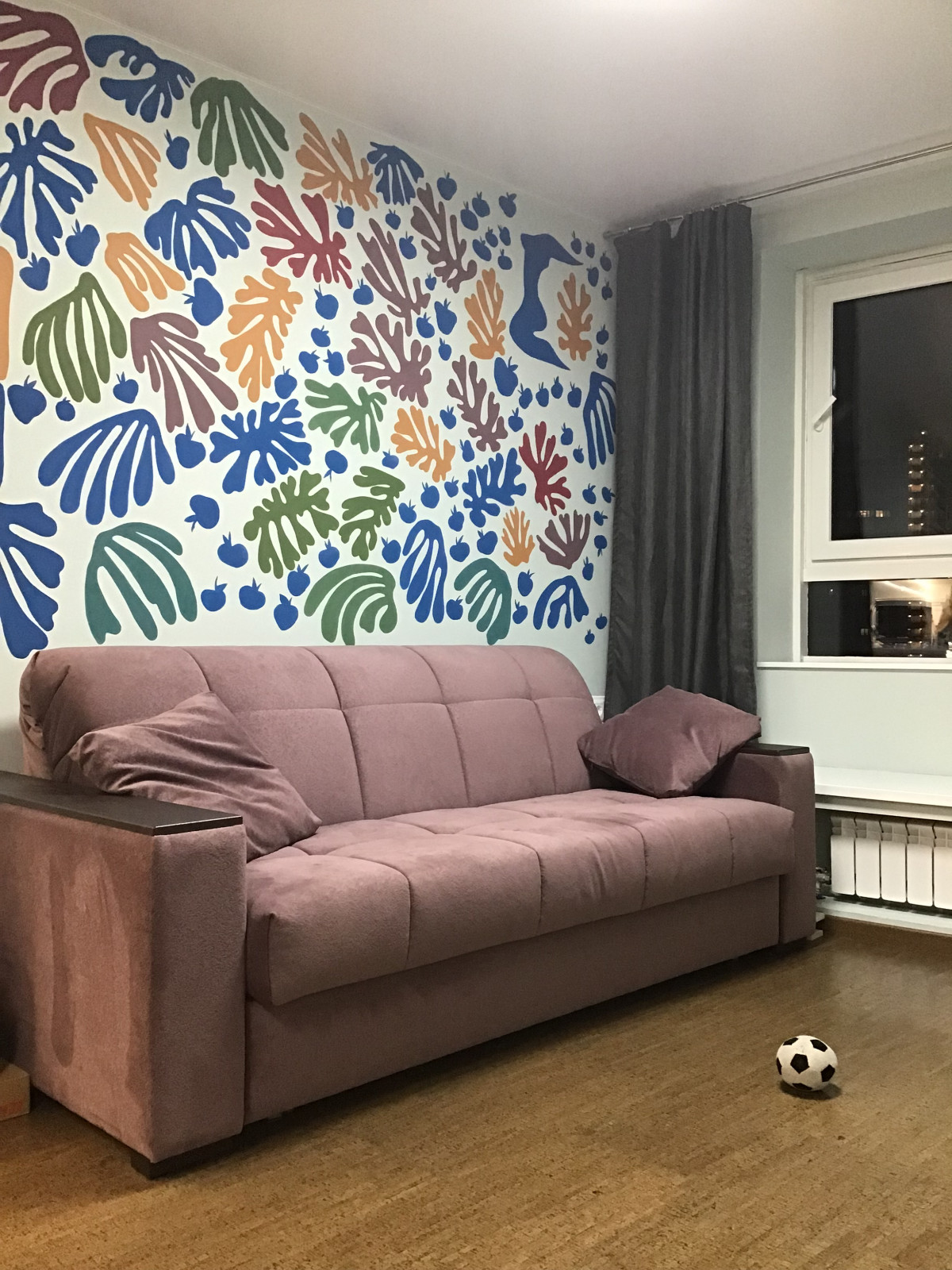 Обложка проекта: Роспись гостиной «Матисс»