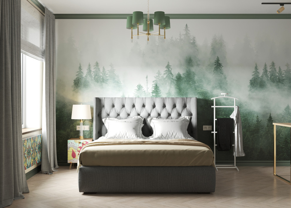 Спальня с фотообоями