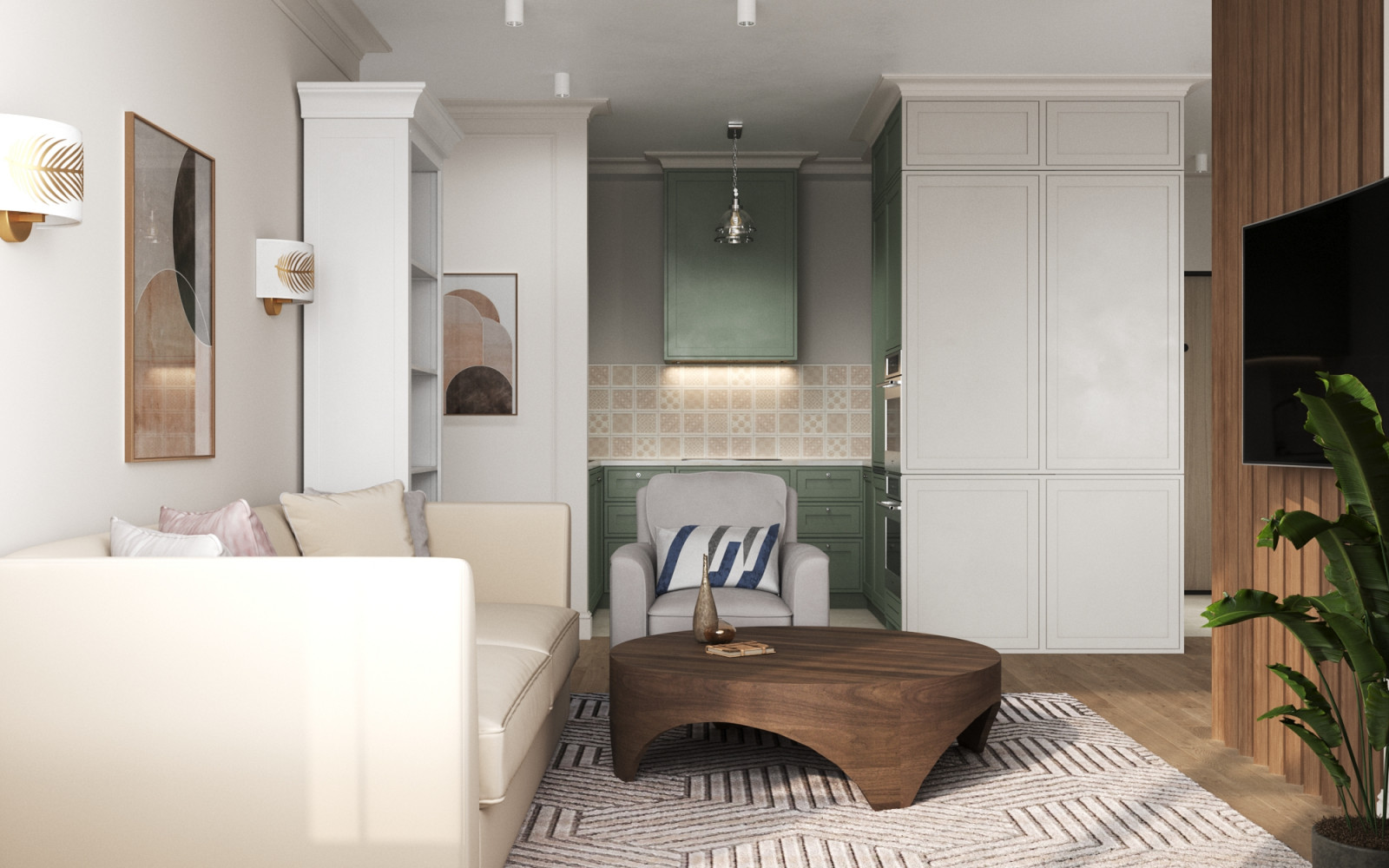 Современная классика ЖК Северный квартал 3к квартира