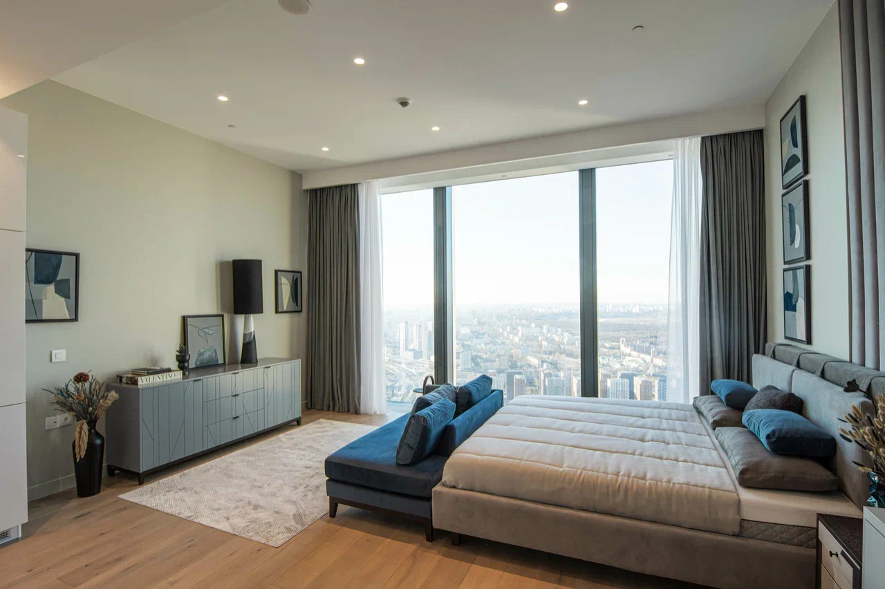 Дизайн интерьера апартаментов в Neva Towers, Москва-Сити (35 м2)