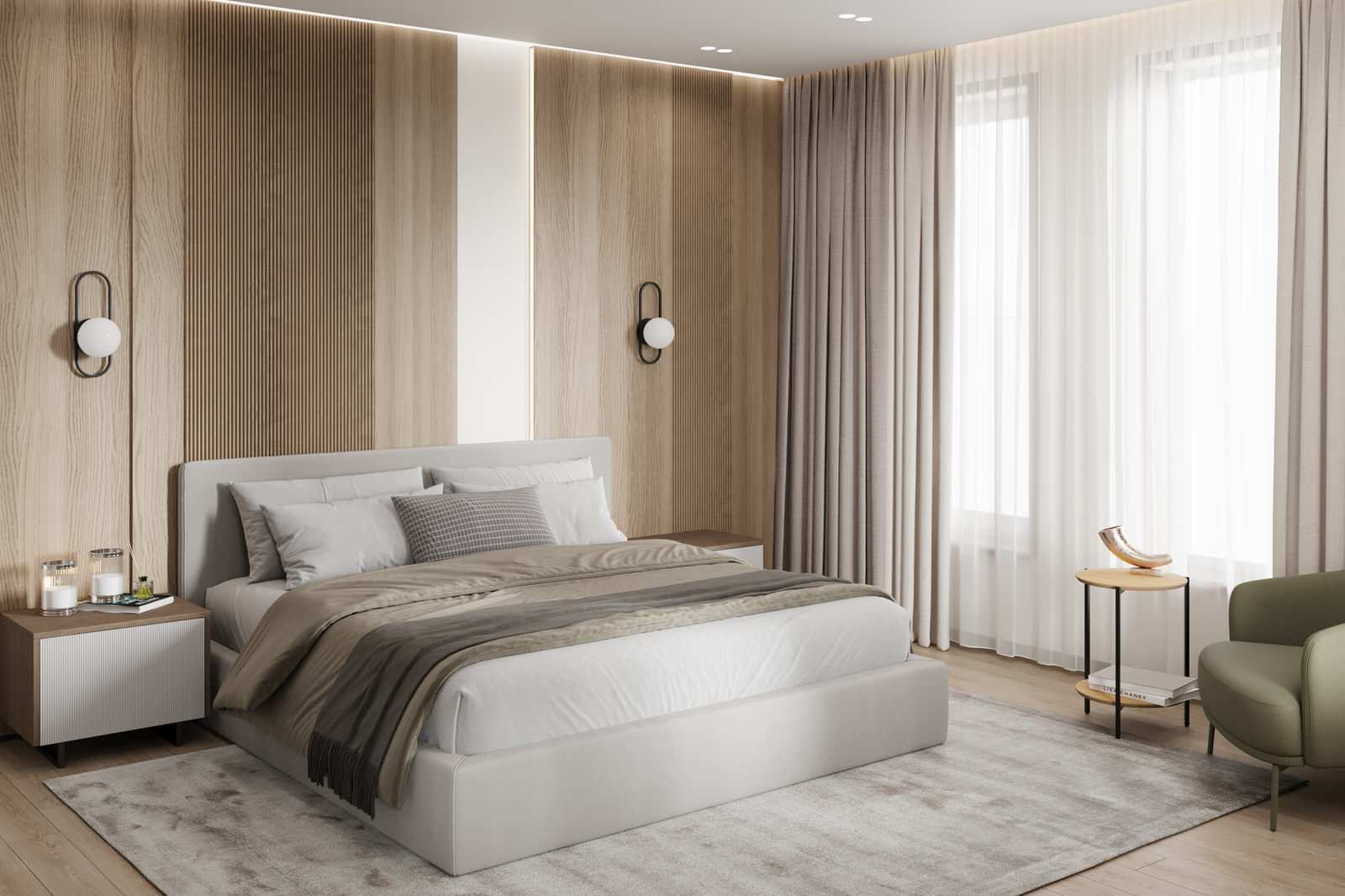 3 этаж частного жилого дома. Спальня.