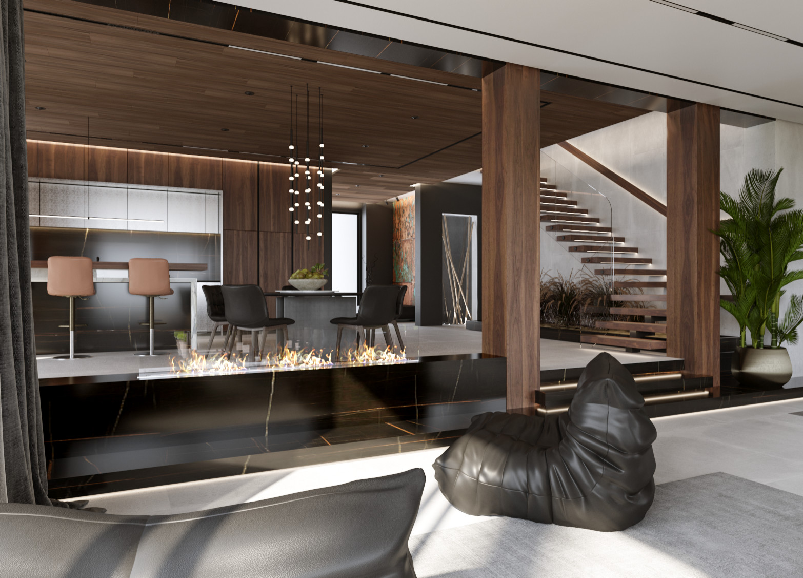 Private house interior Stoyanka