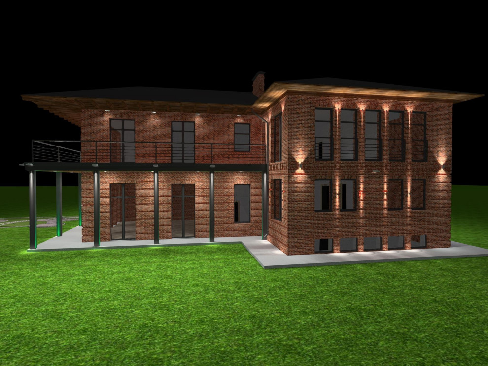 Освещение загородного дома