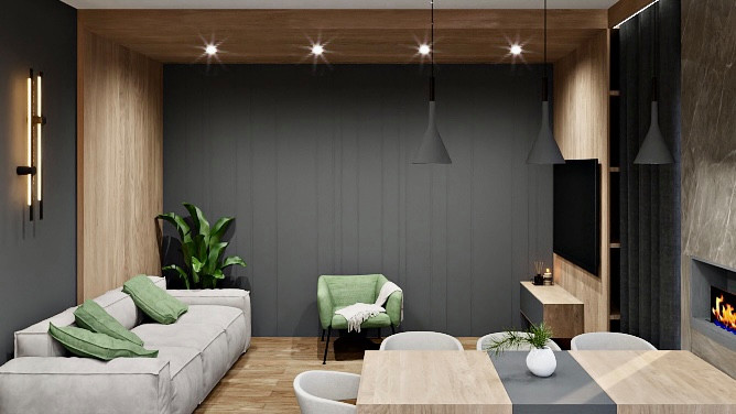 Обложка проекта: Кухня-гостиная в пос.Стрелецкий