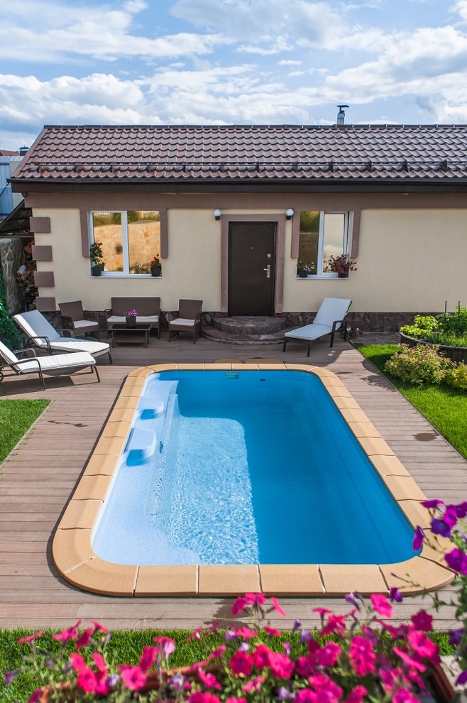 Композитный бассейн в Каштаке (Челябинская область)