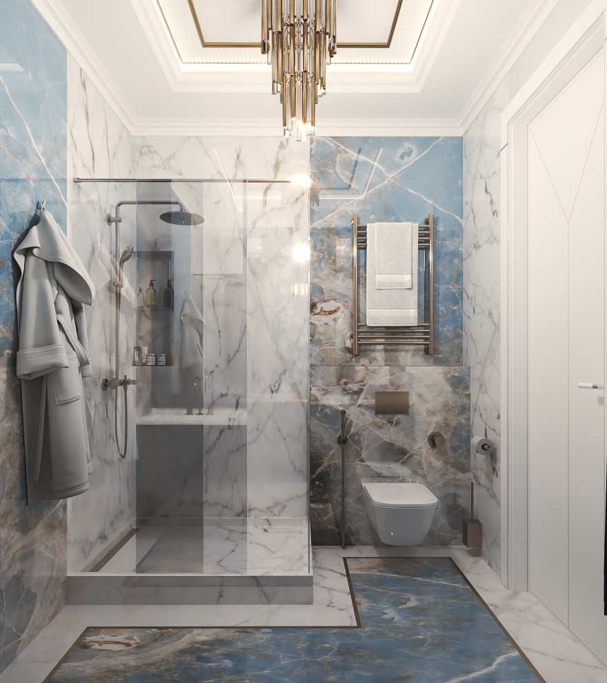 Дизайн интерьера "Гостевой санузел в ЖК "Барин Хаус"