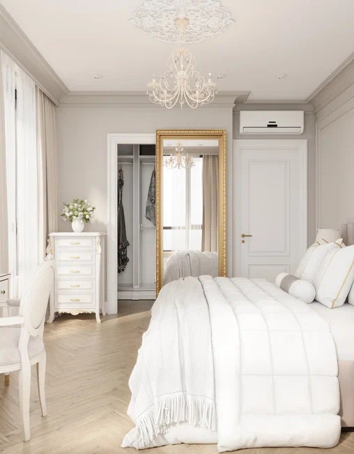 Светлая квартира 112,55 м² в современном стиле