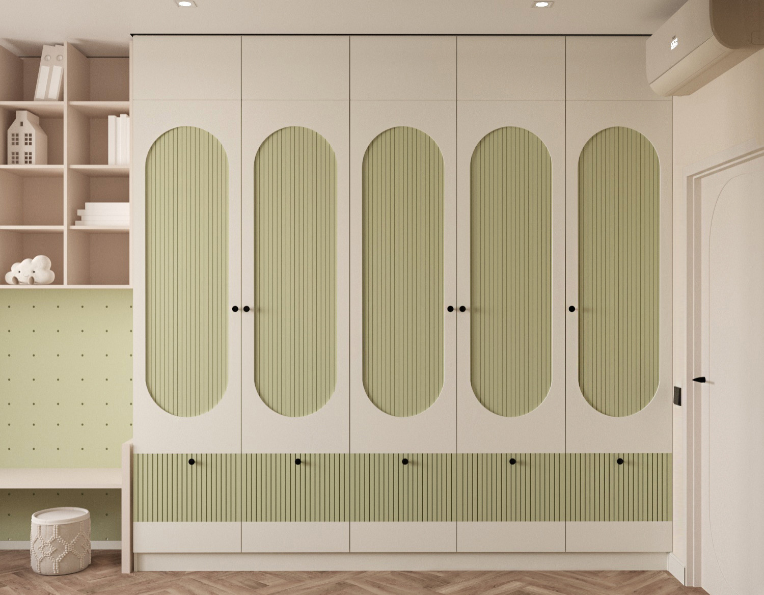 Дизайн-проект для семьи с двумя  маленькими детьми