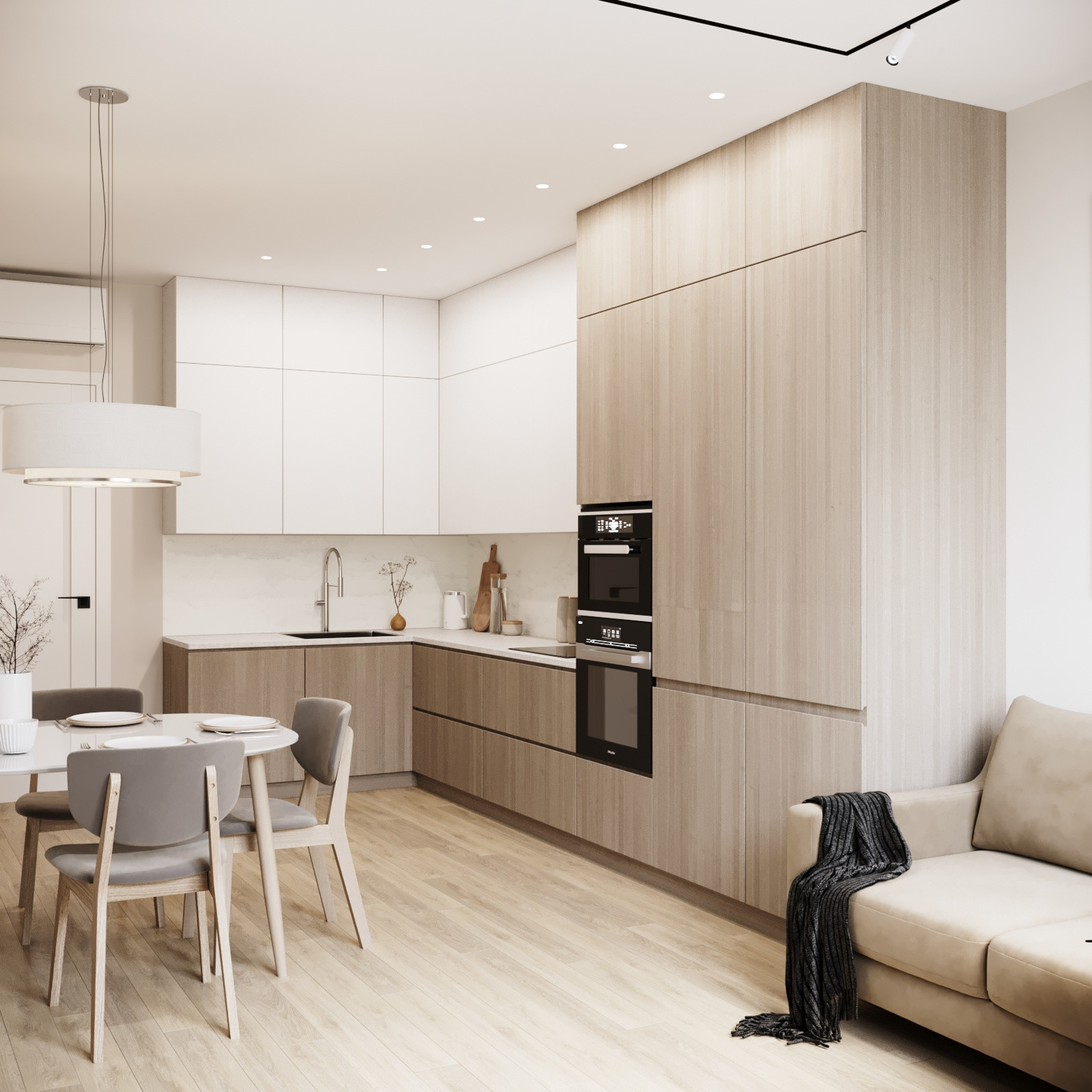 Обложка проекта: Проект квартиры в ЖК"Б57"