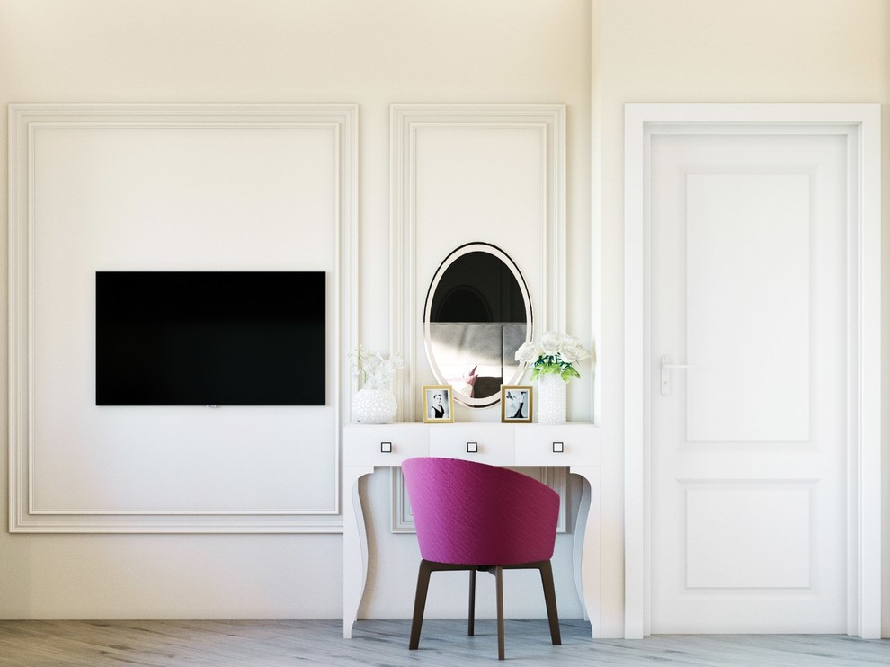 Дизайн 3к.кв. (120 кв.м) в стиле арт-деко в ЖК Клубный дом на Сретенке