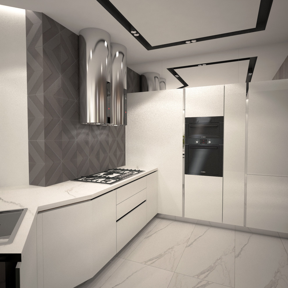 Светлая и уютная кухня-столовая