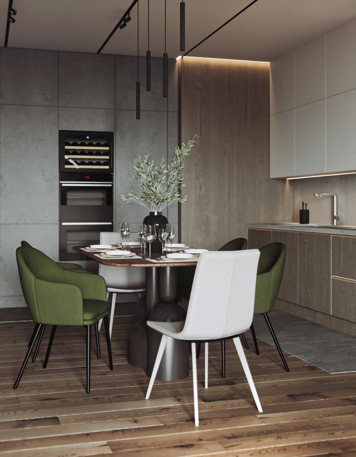 Квартира в природных тонах