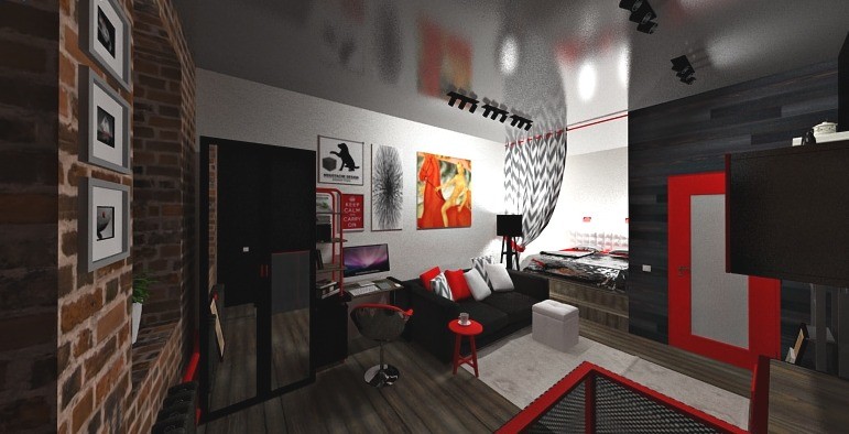 Двухуровневая квартира в купеческом доме