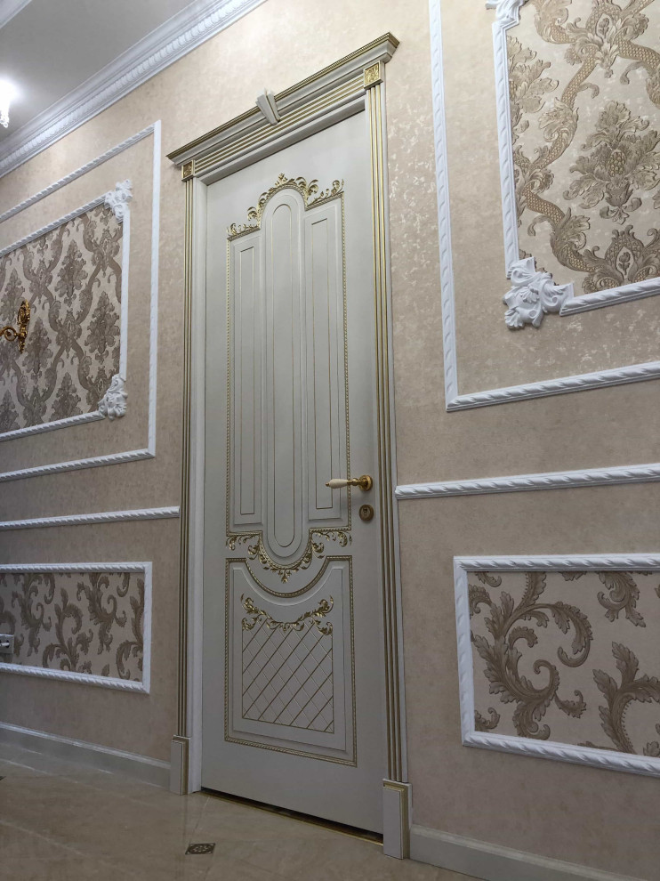 Проект 3 - Облицовка монолитной лестницы дубом на заказ