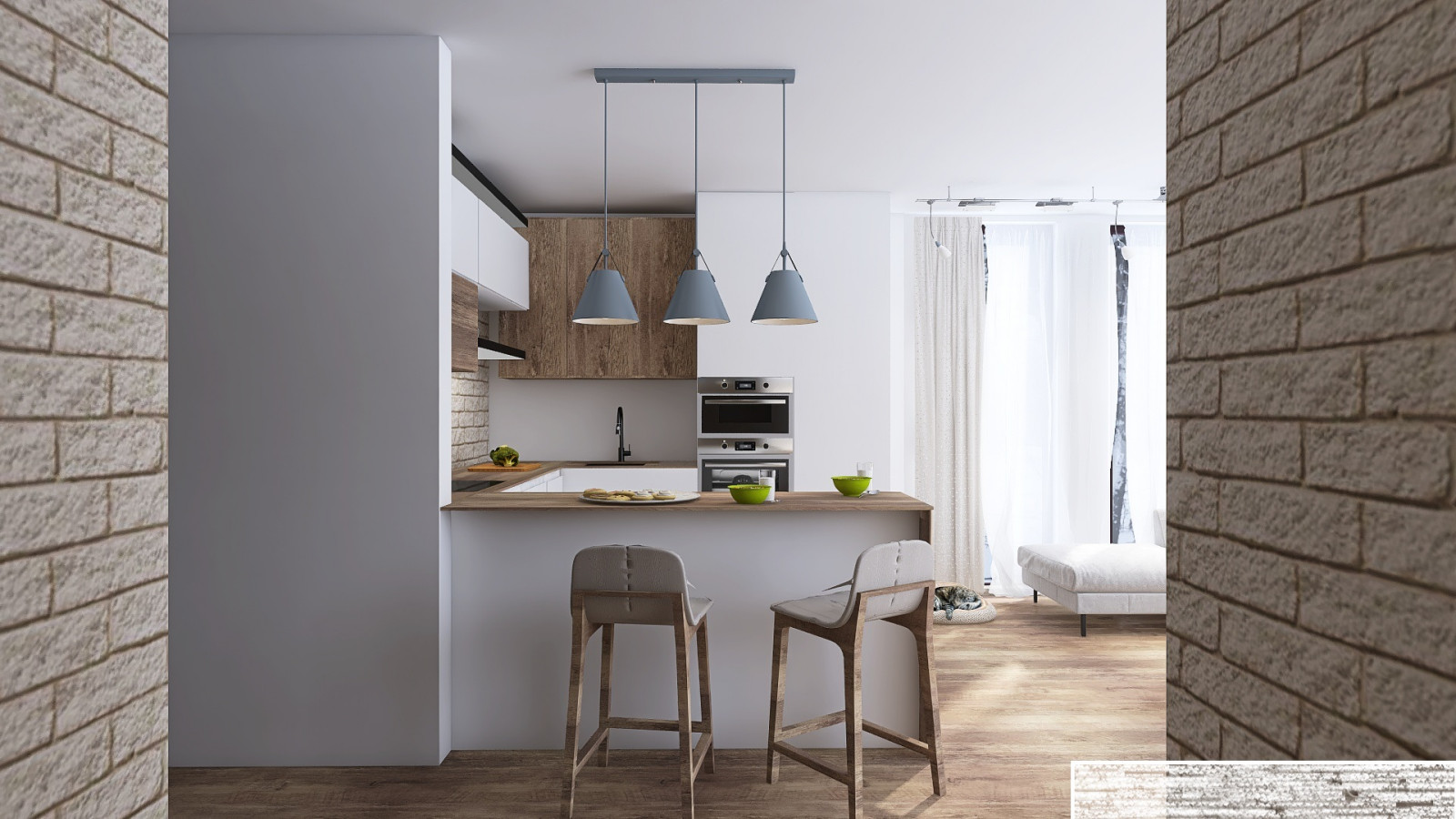 Кухня в доме массив Белоостров