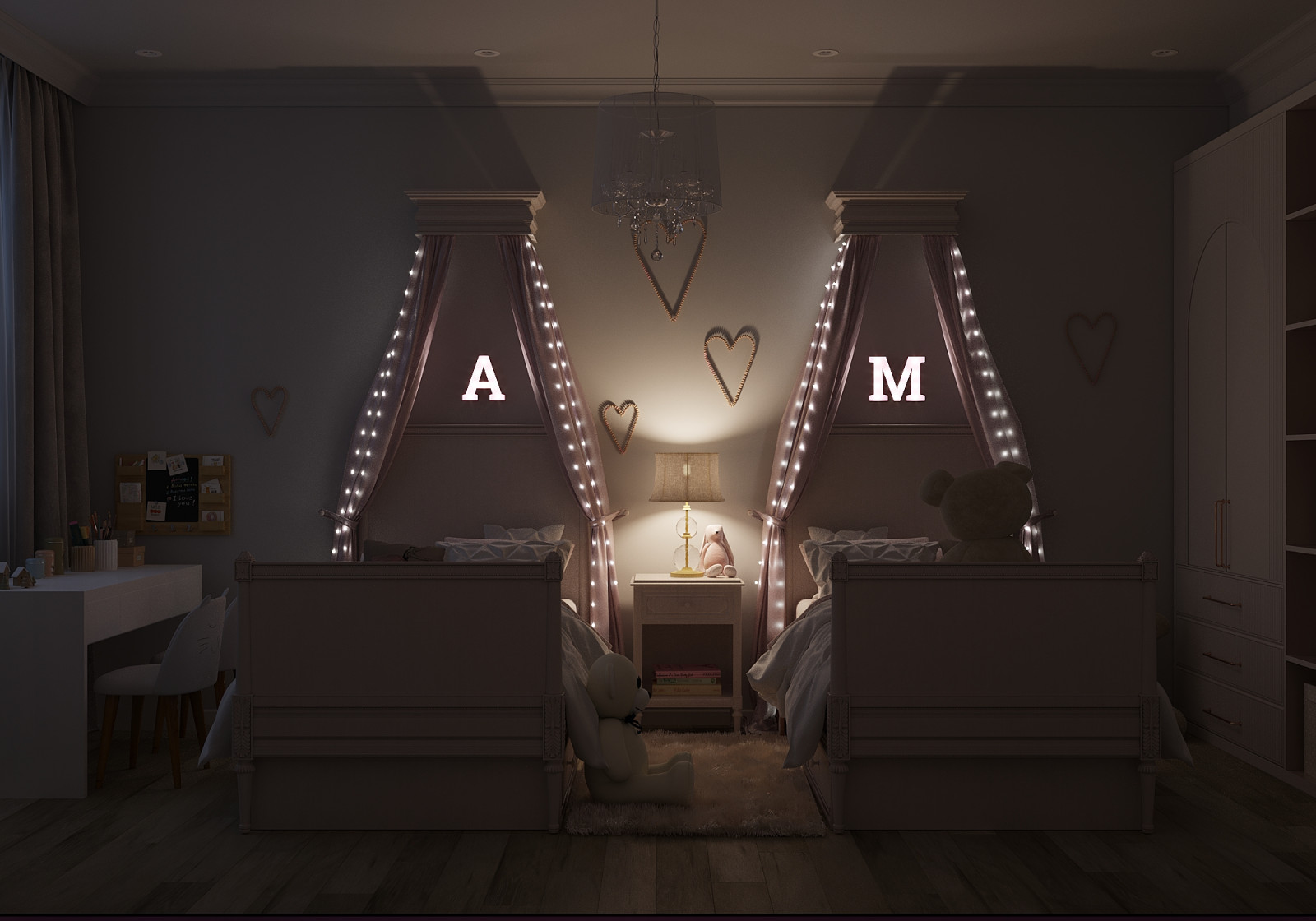 Детская для двух девочек