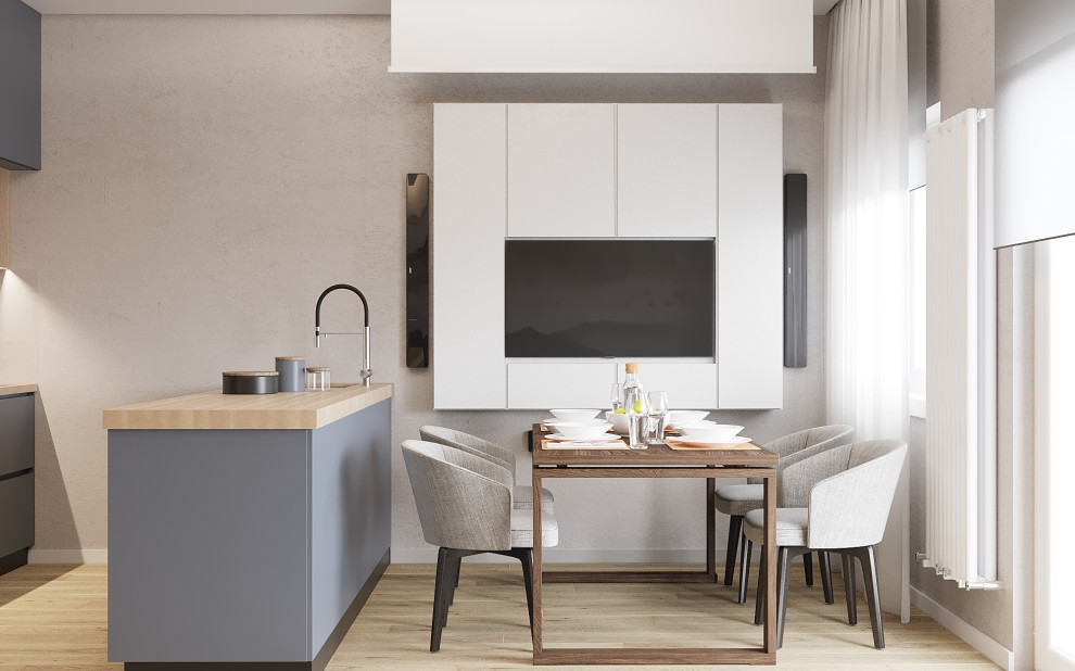 Квартира за городом в природных цветах