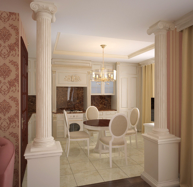 Дизайн проект интерьеров 3 к.квартиры