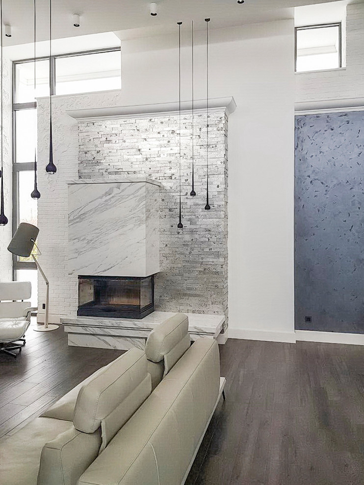 Обложка проекта: Техсторонний камин с топкой Piazzetta MA 271 SL