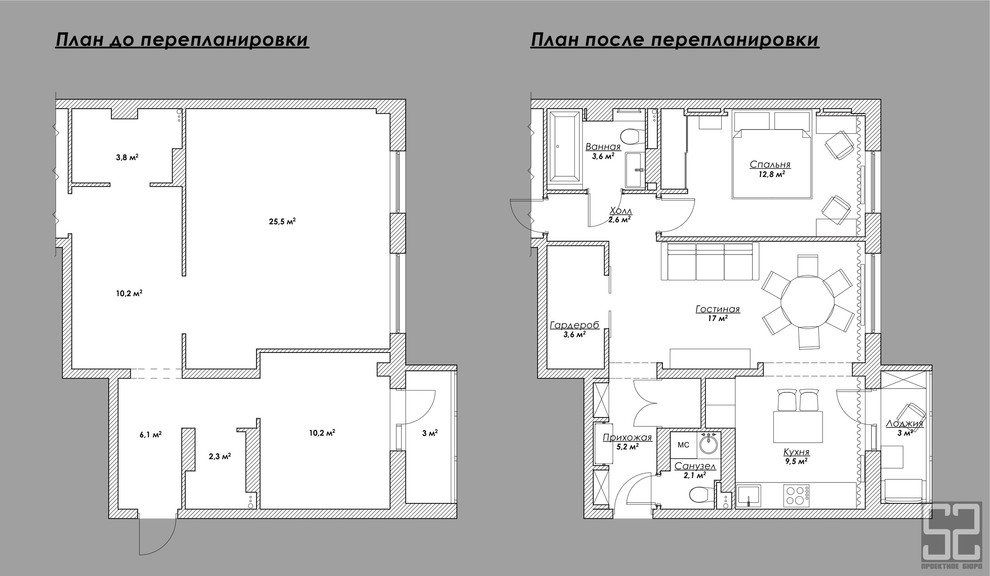 Обложка проекта: Проект квартирыЖК "Дом с террасами"