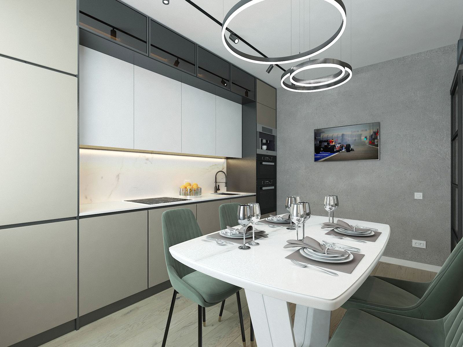 Проект 3-х комнатной квартиры в мкр. Южный