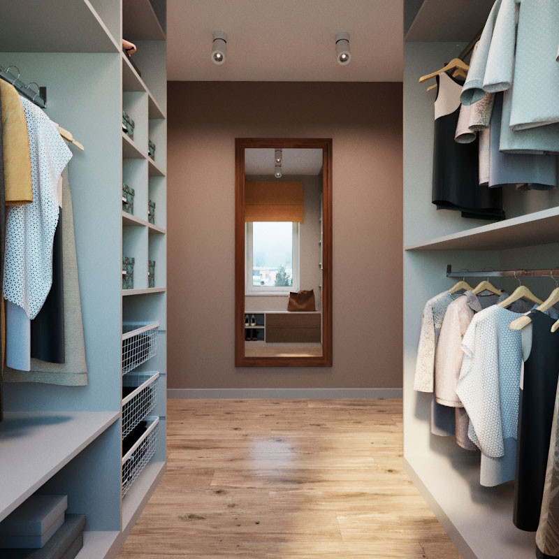 Двухэтажный дом для большой семьи